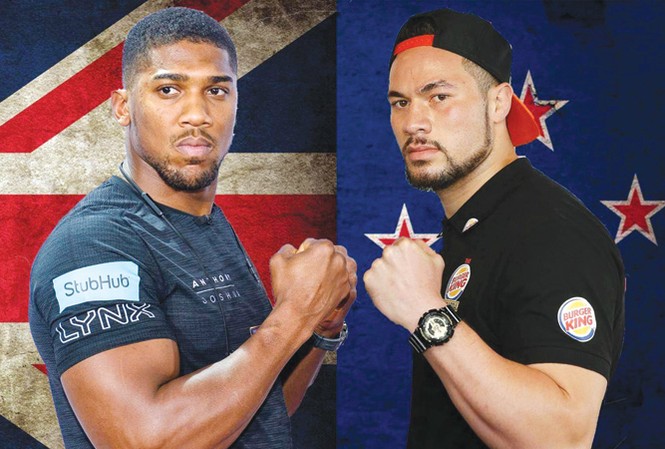 Tay đấm Anthony Joshua và tham vọng 'xưng bá' võ đài Anthony Joshua và Joseph Parker sẽ so găng đầu năm 2018.