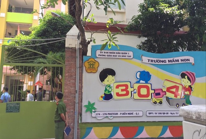 Đình chỉ cô giáo mắng trẻ 'là người hay thú' Trường Mầm non 30/4 nơi xảy ra bạo hành.