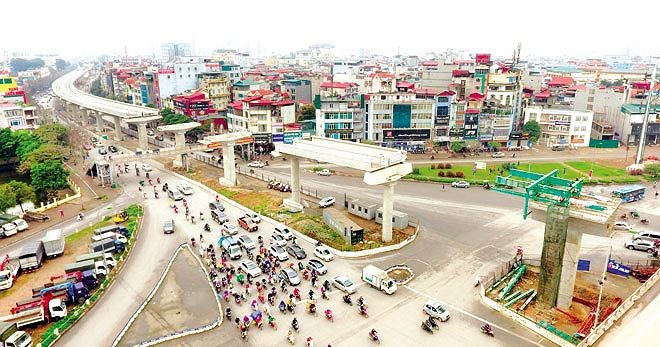Tháo gỡ khó khăn để 'xốc' lại tiến độ thi công Do được “xốc” lại thi công, tiến độ dự án đang được đẩy lên, riêng đoạn tuyến đi trên cao từ Nhổn về Cầu Giấy sẽ xong trong tháng 12/2018.