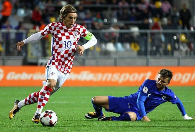 Ngôi sao nào xuất sắc nhất World Cup? Nhạc trưởng Modric của ÐT Croatia.