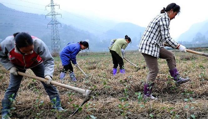 Làng không vợ và những phụ nữ 'khát tình' Phụ nữ nông thôn Trung Quốc chịu nhiều sức ép khi chồng đi xa dài ngày. Ảnh: China.org.cn; landesa.org
