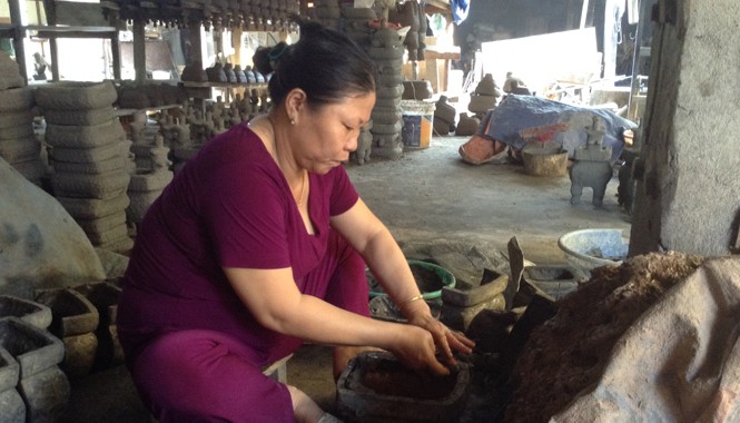 Thăng trầm lư đồng An Hội Chị Liên đã gắn bó với nghề hơn 10 năm.