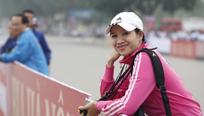 Phạm Đình Khánh Đoan: Chưa bao giờ hết đam mê Nụ cười tươi tắn luôn nở trên môi Phạm Đình Khánh Đoan. Ảnh: Hồng Vĩnh