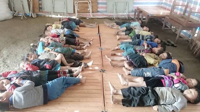 Tình nguyện đổi thay miền đất khó Lớp học tạm bợ tại Bản Giàng, Bát Xát (Lào Cai)