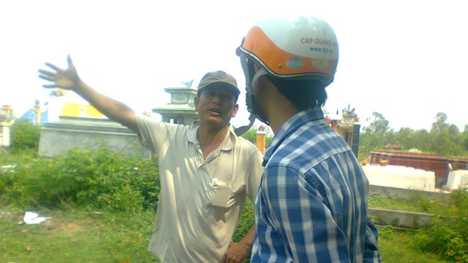Bảo kê nghĩa địa Ông Tâm đang ngã giá sang nhượng đất nghĩa địa.