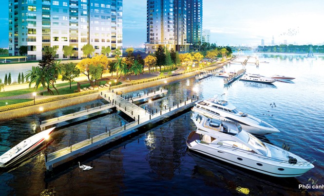 Bến du thuyền - Biểu tượng cuộc sống đẳng cấp của cư dân Diamond Island Bến du thuyền duy nhất được cấp phép để phục vụ riêng cho cư dân tại Diamond Island