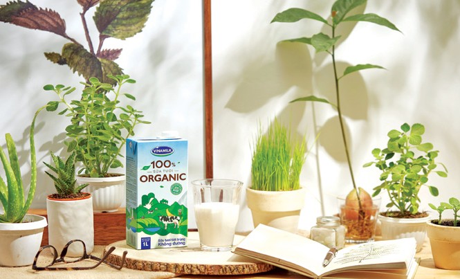 Vinamilk ra mắt sữa tươi 100% Organic được sản xuất tại Việt Nam Sản phẩm sữa tươi 100% organic đầu tiên được sản xuất tại Việt Nam