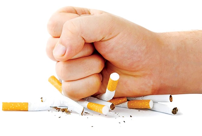 Quá trình bỏ thuốc lá chỉ trong 5 ngày Bỏ thuốc lá cần một quyết tâm cao.