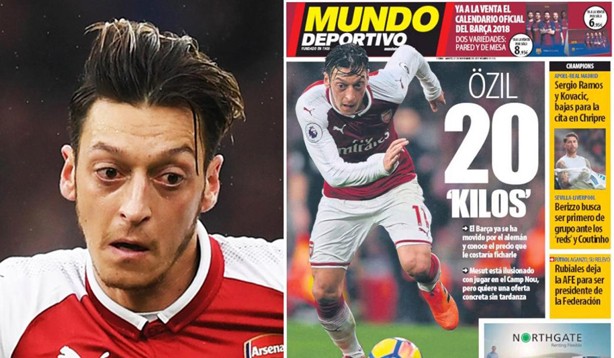 Messi ngăn cản Barca mua Mesut Oezil Oezil nhiều khả năng sẽ không thể đến Barca trước sự ngăn cản của Messi.