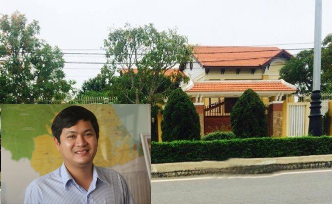 Dư luận xôn xao, lãnh đạo tỉnh Quảng Nam vẫn chờ kết luận Biệt thự của Lê Phước Hoài Bảo (ảnh lớn); ông Lê Phước Hoài Bảo (ảnh nhỏ).
