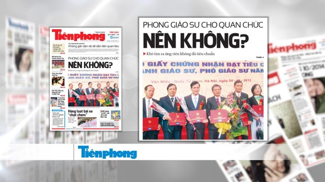 Rà soát hơn 1.200 PGS, GS 2017: Phát hiện 1 người không đủ tiêu chuẩn Rà soát hơn 1.200 PGS, GS 2017: Phát hiện 1 người không đủ tiêu chuẩn