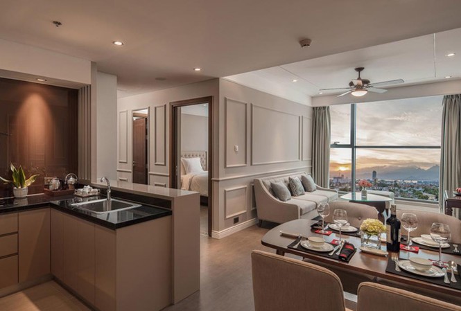 Cấp sổ đỏ cho condotel: Nhà nước thất thu, nhóm lợi ích thụ hưởng Một căn hộ condotel ở Đà Nẵng. Ảnh: Hồng Vĩnh.