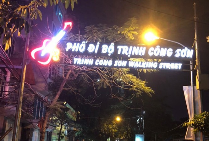 Phố đi bộ Trịnh Công Sơn: Cảnh quan và ẩm thực sẽ tạo ra sự khác biệt Khu phố đi bộ Trịnh Công Sơn chuẩn bị cho ngày khai trương 11/5