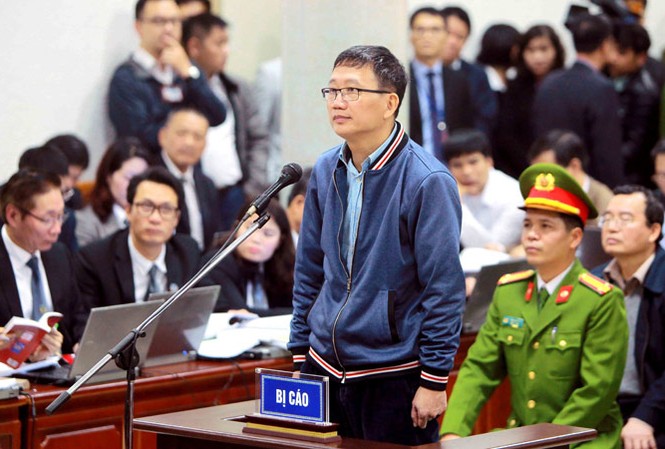 Chặn bốn nguy cơ “tham nhũng quyền lực” Trịnh Xuân Thanh và các bị cáo bị xét xử về tội “Cố ý làm trái quy định của Nhà nước về quản lý kinh tế gây hậu quả nghiêm trọng” và “Tham ô tài sản”. Ảnh:
Anh Tuấn.