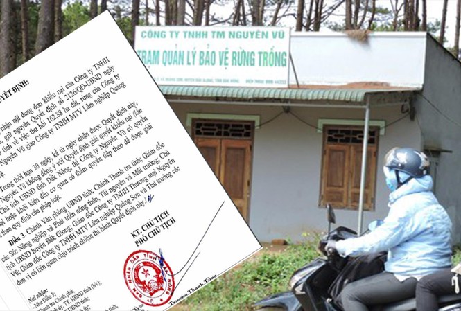 Công ty của vợ nguyên PGĐ Công an tỉnh Đắk Nông bán đất rừng trái phép UBND tỉnh Đắk Nông bác đơn khiếu nại của Cty Nguyên Vũ