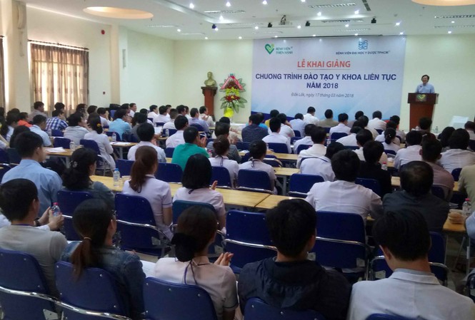 Tây Nguyên: Phối hợp đào tạo, nâng cao chuyên môn y tế Dự lớp đào tạo Y khoa liên tục tại BV ĐK Thiện Hạnh