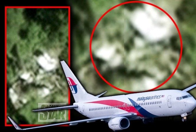 Hoãn tiếp cận vị trí 'nghi' xác máy bay MH370 tại Campuchia Vị trí được cho là có xác máy bay MH370 trên Google Map (Ảnh: Daily Star)