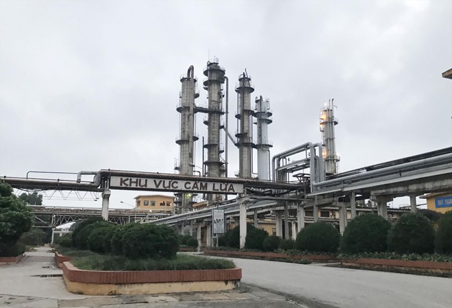 Vinachem đề nghị tiếp sức Công ty CP Đạm và Hóa chất Hà Bắc tiếp tục gặp khó khăn trong năm 2018. Ảnh: Thanh Thúy