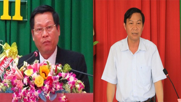 Vì sao Chủ tịch, Phó Chủ tịch tỉnh Đắk Nông bị kỷ luật? Chủ tịch UBND tỉnh Đắk Nông Nguyễn Bốn và Phó chủ tịch Trương Thanh Tùng. Ảnh: VOV