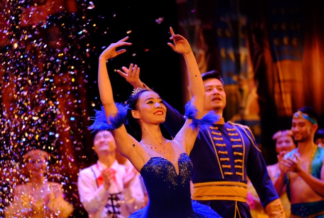 Giấc mơ của thiên nga Thu Huệ Những gì Thu Huệ đạt được là kết quả của sự khổ công tập luyện trong một thời gian dài