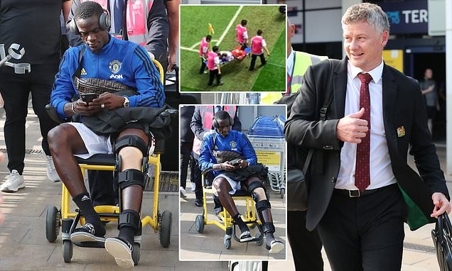 Ngôi sao M.U ngồi xe lăn trở về Manchester sau chuyến du đấu Eric Bailly phải ngồi xe lăn khi cùng M.U về Anh.