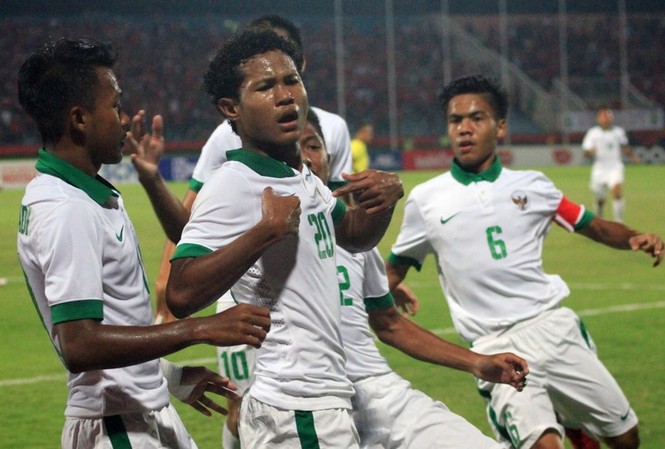 Cùng bảng đấu World Cup với Việt Nam, tuyển Indonesia triệu tập 'thần đồng' Amiruddin Bagus Kahfi (số 20) là niềm hy vọng vàng của người Indonesia.