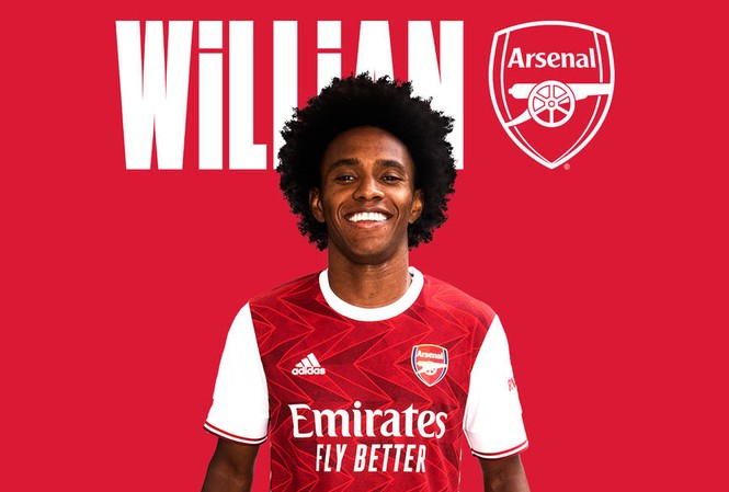 Ngôi sao Willian chính thức cập bến Arsenal Willian chính thức thuộc về Arsenal.