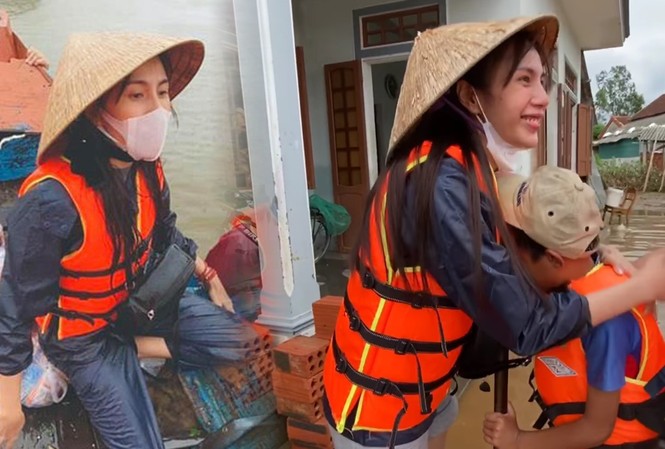 Thủy Tiên tài trợ học phí đến hết đại học cho 2 em nghèo vùng lũ Thủy Tiên tài trợ học phí đến hết đại học cho 2 em nghèo vùng lũ