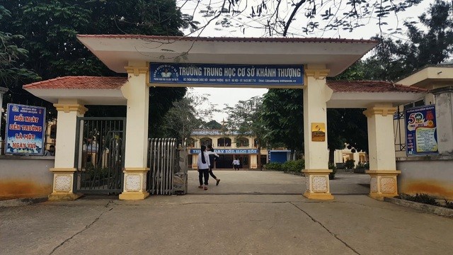 Cán bộ thú y liên quan đường dây mua trinh trẻ em Trường THCS Khánh Thượng, nơi có một số nữ sinh bị lừa ép bán dâm. (Ảnh: Tuấn Anh)