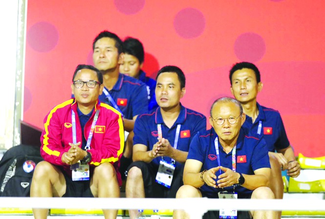 Ông Park Hang Seo 'chấm điểm' học trò qua Siêu cúp HLV Park Hang Seo rất cần những trận đấu trước thềm vòng loại World Cup 2022 để có thể đánh giá phong độ các học trò. Ảnh: HỮU PHẠM