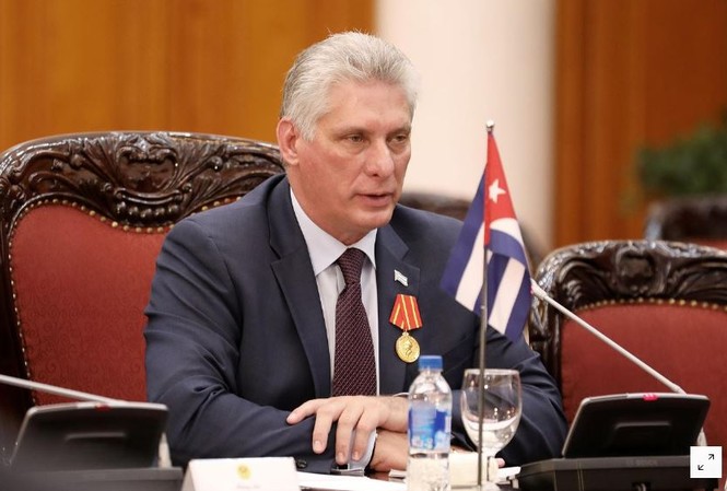 Cuba kêu gọi 'củng cố kinh tế và quốc phòng' Chủ tịch Cuba Miguel Diaz Canel
ảnh: Reuters