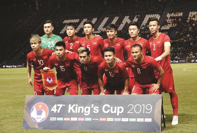 Đội tuyển Việt Nam đón tin vui sau King’s Cup Đội tuyển Việt Nam lên hạng 96 thế giới
ảnh: VFF