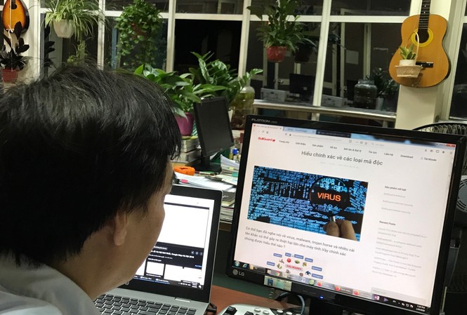 Mã độc tấn công máy tính mật khẩu yếu Những máy tính có mật khẩu yếu dễ bị mã độc tấn công ảnh: Hiếu Thảo