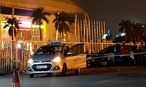 Trích xuất dữ liệu GPS vụ tài xế taxi bị cứa cổ tử vong trước sân Mỹ Đình Hiện trường vụ việc