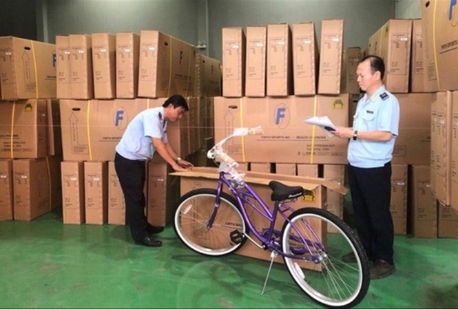 Nhà đầu tư ngoại: Đủ chiêu lách luật Công ty xe đạp Excel bị phát hiện núp bóng đầu tư theo kiểu gian lận xuất xứảnh: hải quan cung cấp