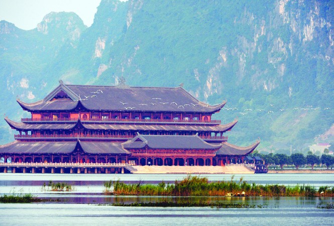 Những điều chưa biết ở chùa Tam Chúc Một góc chùa Tam Chúc