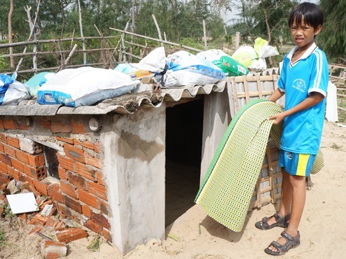 Hầm trú bão của cậu bé 14 tuổi Hầm trú bão của cậu bé 14 tuổi