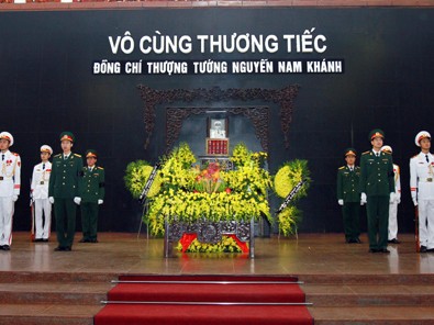 Cử hành trọng thể Lễ tang Thượng tướng Nguyễn Nam Khánh Cử hành trọng thể Lễ tang Thượng tướng Nguyễn Nam Khánh