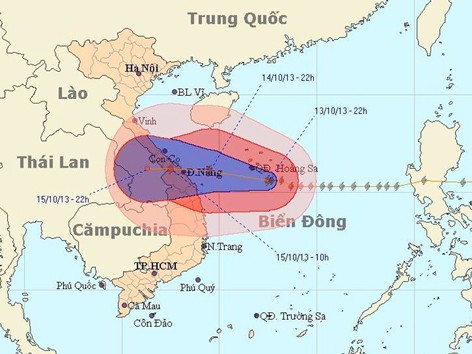 Bão số 11 ảnh hưởng đến Quảng Bình - Quảng Nam Bão số 11 ảnh hưởng đến Quảng Bình - Quảng Nam