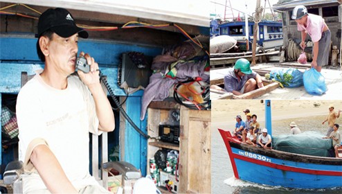 500 ngư dân liên kết bám biển Hoàng Sa Ngư dân miền Trung vẫn quyết bám biển. Ảnh: Nam Cường