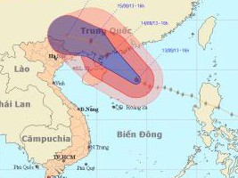 Ngày mai siêu bão Utor ảnh hưởng trực tiếp đến vịnh Bắc Bộ Ngày mai siêu bão Utor ảnh hưởng trực tiếp đến vịnh Bắc Bộ