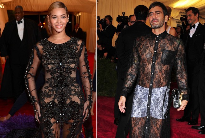 Marc Jacobs mặc váy voan 'đọ sắc' với Beyonce Marc Jacobs mặc váy voan 'đọ sắc' với Beyonce