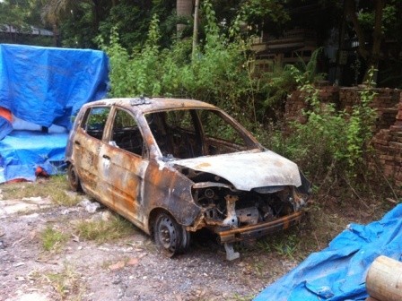 Nhóm cướp, đốt xe taxi Mai Linh bị bắt Nhóm cướp, đốt xe taxi Mai Linh bị bắt