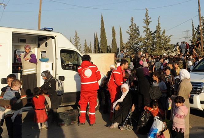 1.500 người Syria sơ tán khỏi Damascus 1.500 người Syria sơ tán khỏi Damascus