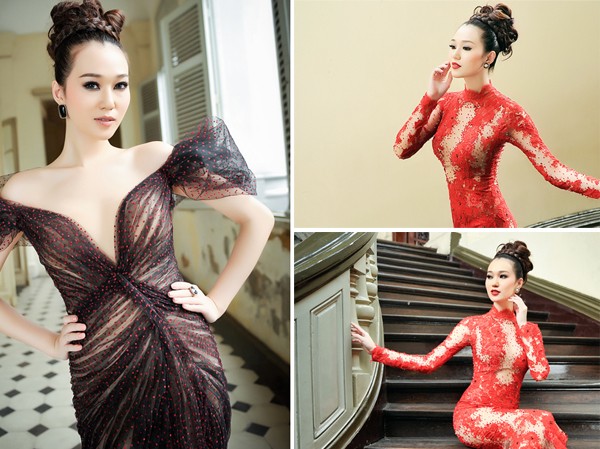 Khánh My gợi cảm tuyệt đối với đầm dạ hội xuyên thấu Khánh My gợi cảm tuyệt đối với đầm dạ hội xuyên thấu