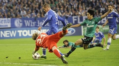Milan chia điểm Barca, Chelsea hạ nhục Schalke Milan chia điểm Barca, Chelsea hạ nhục Schalke