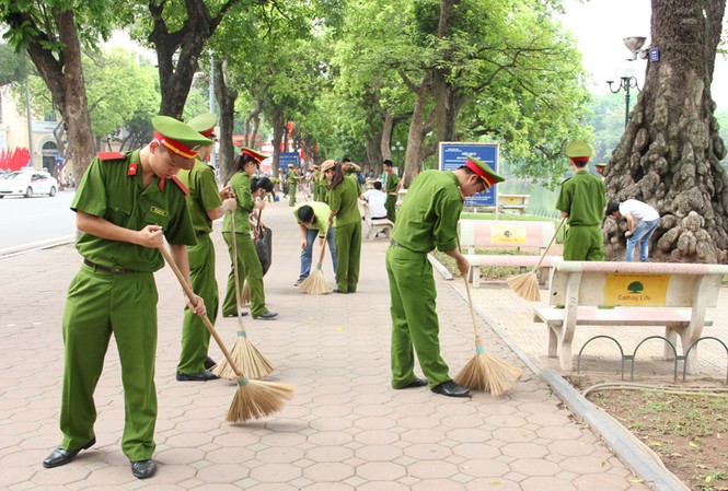 Học viện Cảnh sát Nhân dân hành động vì môi trường Học viện Cảnh sát Nhân dân hành động vì môi trường