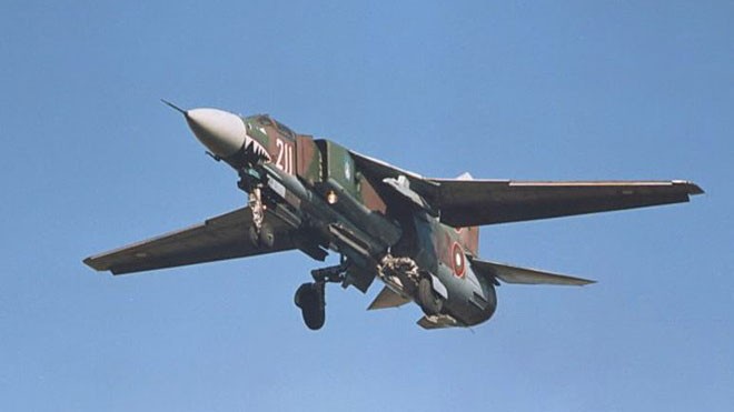 Những sự cố hài hước trong lịch sử quân sự Phi cơ phản lực MiG-23. Ảnh: aerospaceweb.org
