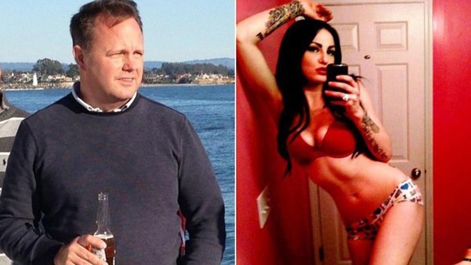 Để gái gọi tiêm heroin, sếp Google tử vong Ông Forrest Hayes, 53 tuổi, và Alix Catherine Tichelman, 26 tuổi. Ảnh: AP