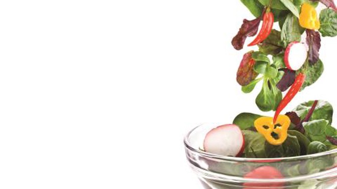Mẹo trộn salad ngon Ảnh minh họa